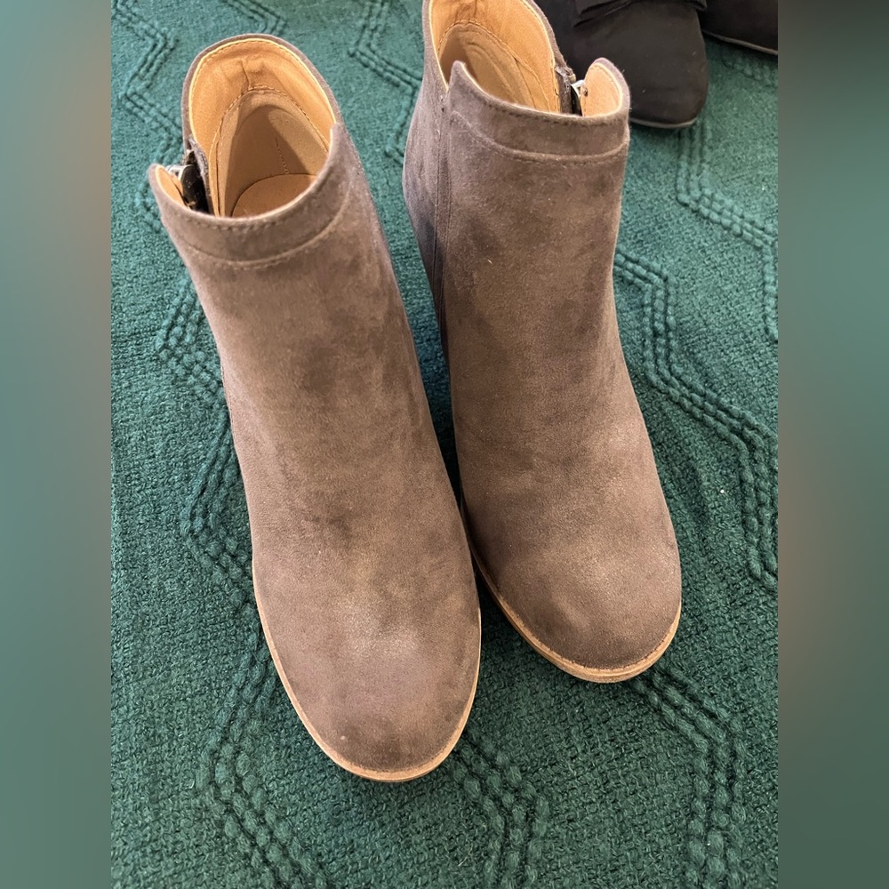 Brown booties